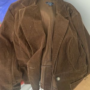 Brown blazer size 6 - Nautica
